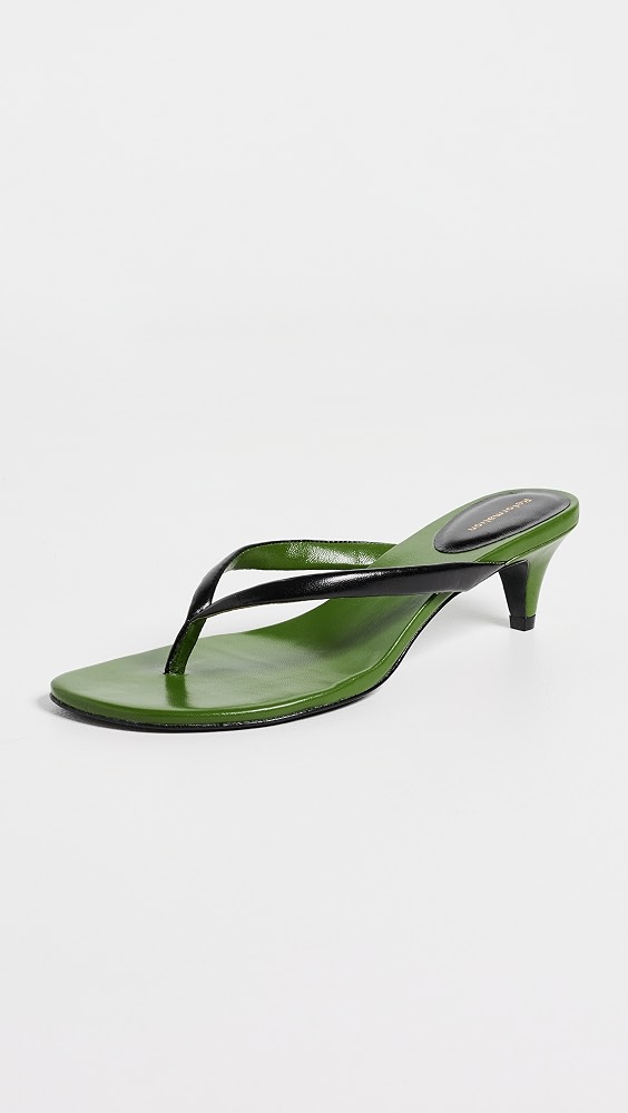 Amelia Heeled Sandals - Black Jade Leather
