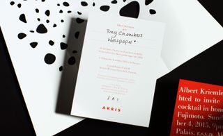 Fashion House invitations from the S/S 2016 women's shows - Akris