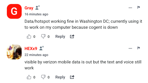 Down Detector reports