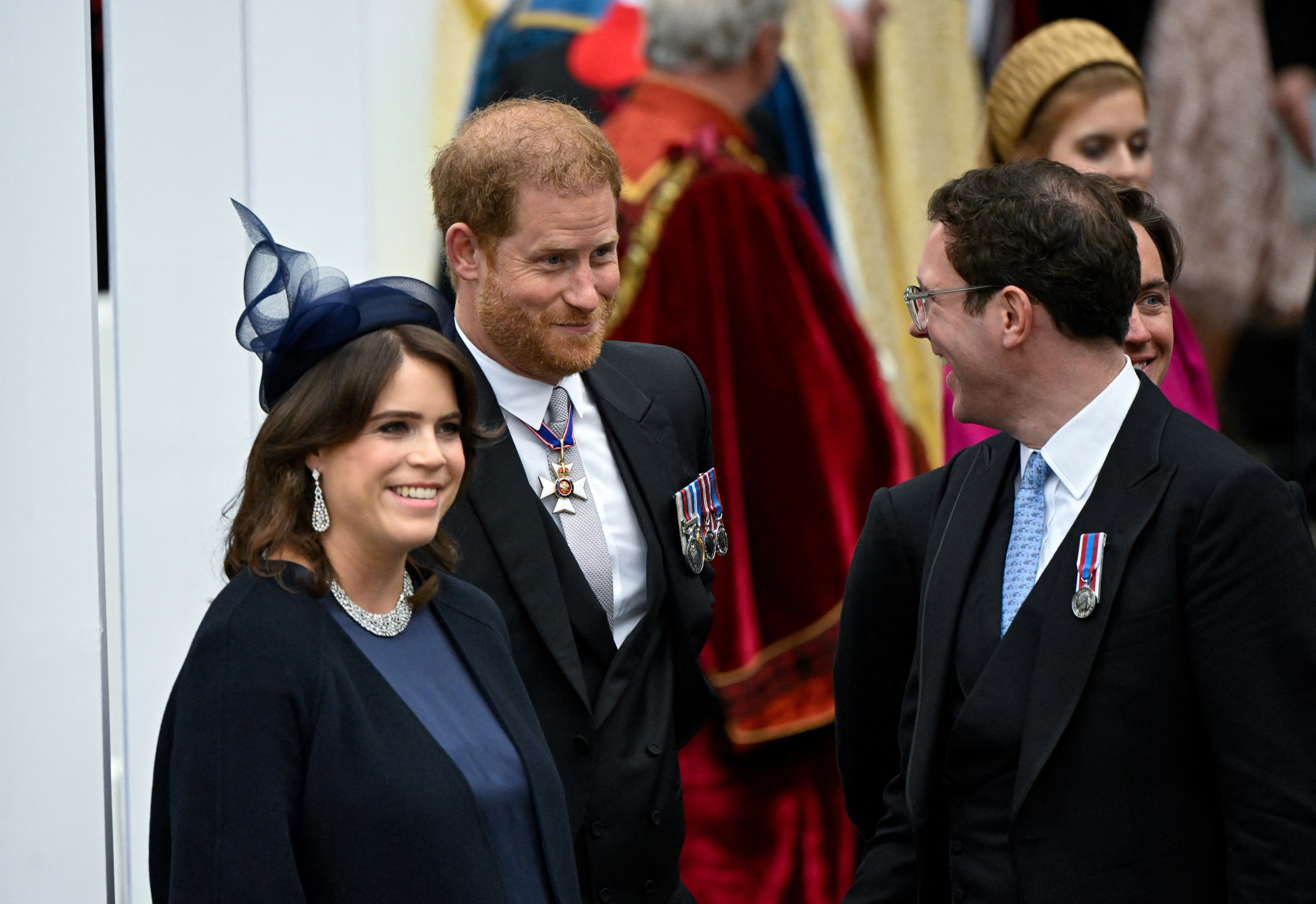 Prince Harry and Princess Eugenie together