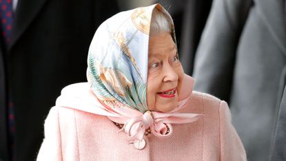 The Queen Arrives At Kings Lynn Station For Her Christmas Break At Sandringham