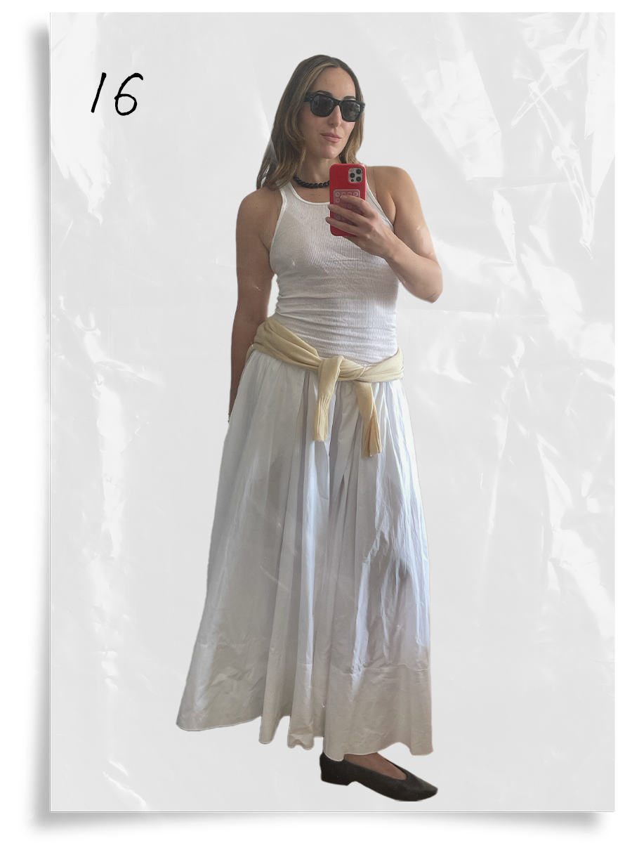 senior fashion editor Anna LaPlaca's anti-trend summer capsule wardrobe