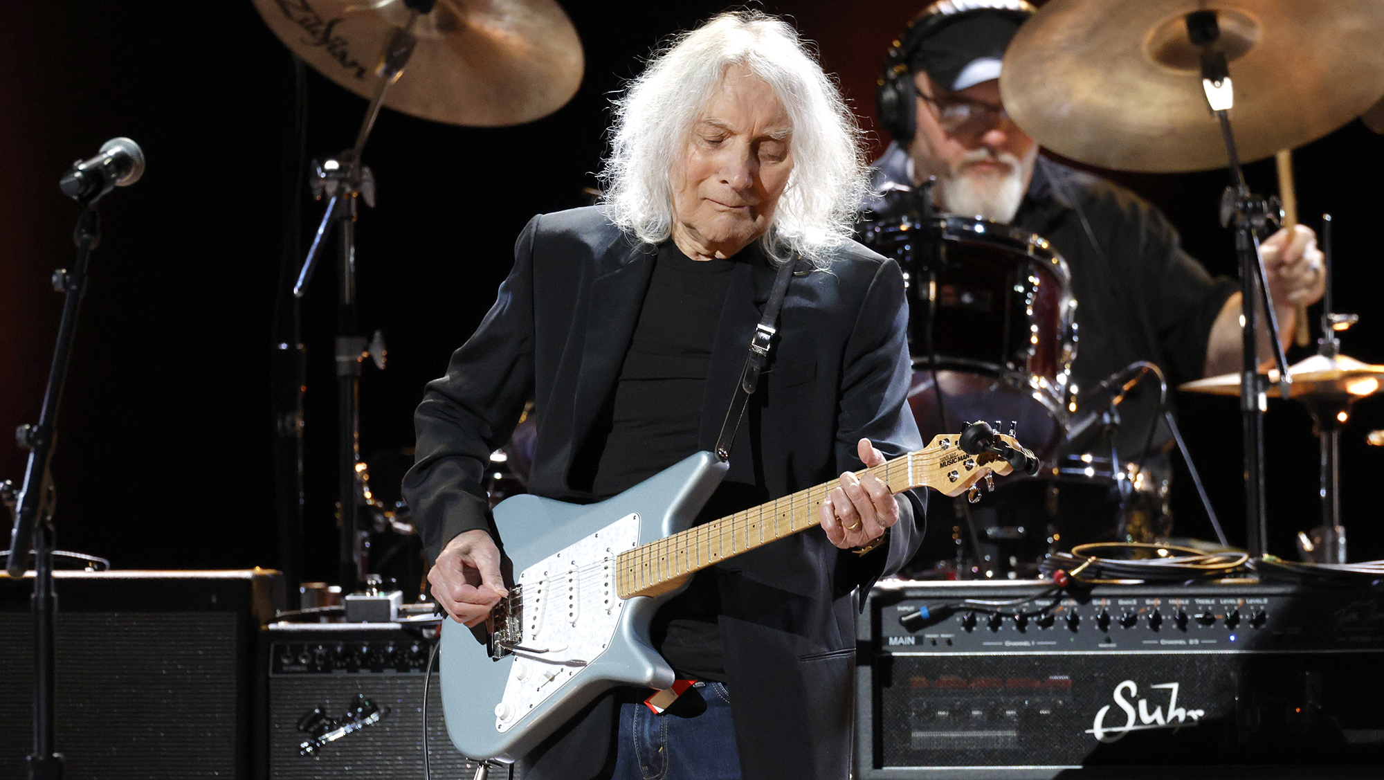 Albert Lee performs during Titan of Twang: A Celebration of Duane Eddy at the Grand Ole Opry House on April 13, 2025 in Nashville, Tennessee.