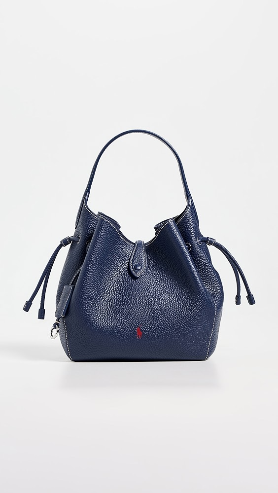 Polo Ralph Lauren Shiny Drum Pebble Crossbody Bag