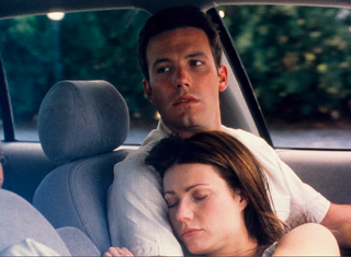 Gwyneth Paltrow naps on ben affleck's shoulder in the car in 'Bounce'