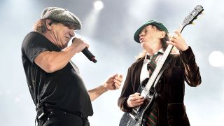 A shot of AC/DC on stage