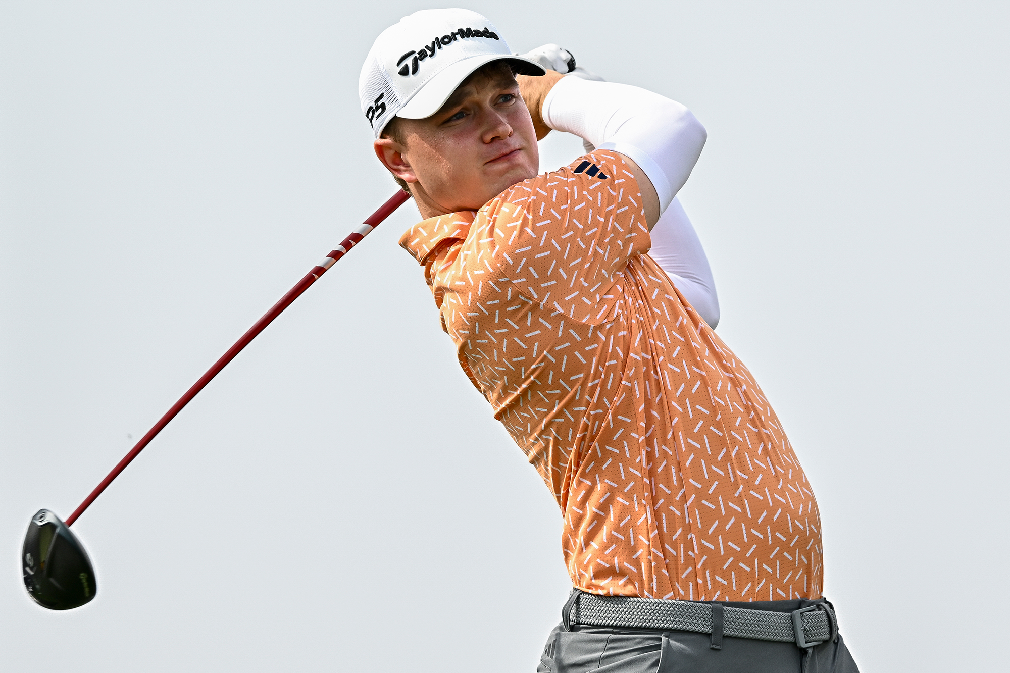 Jayden Schaper in the finish position with driver