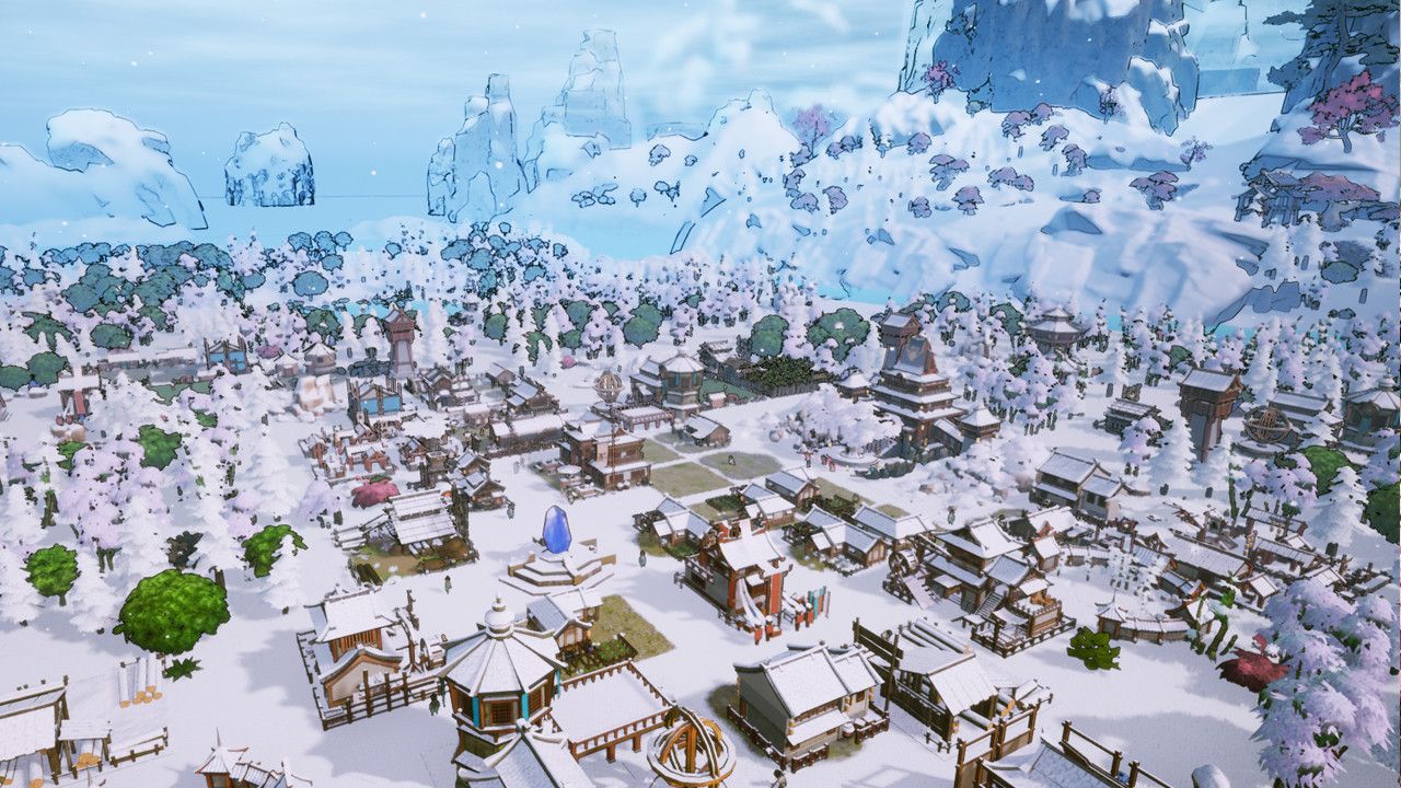 An image from city management and god game The Immortal Mayor.