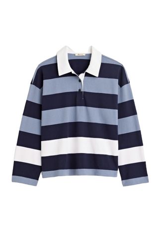 Madewell Rugby Long-Sleeve Polo Shirt (Was $98) 