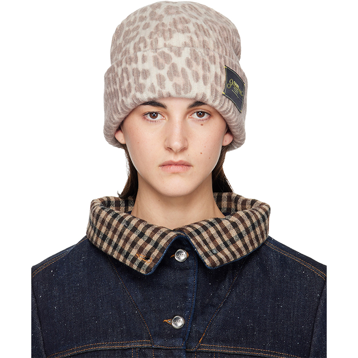 GANNI, Oversized Wool Rib Knit Beanie