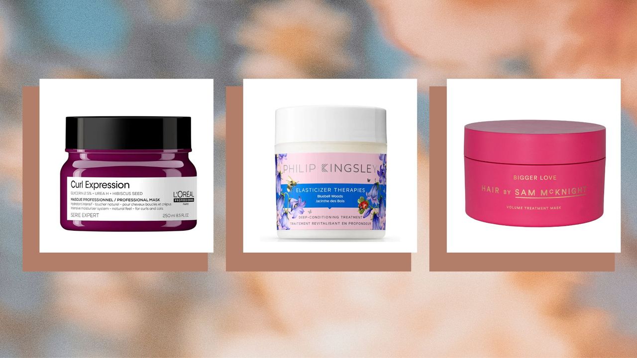 an image of the best hair masks we tested