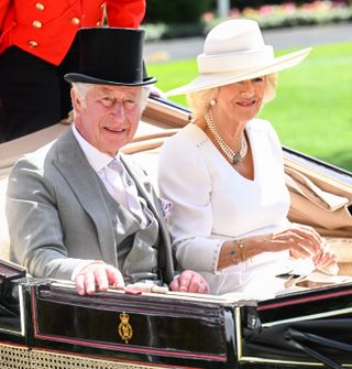 Prince Charles and Camilla Parker-Bowles attend Royal Ascot in a horse and carriage