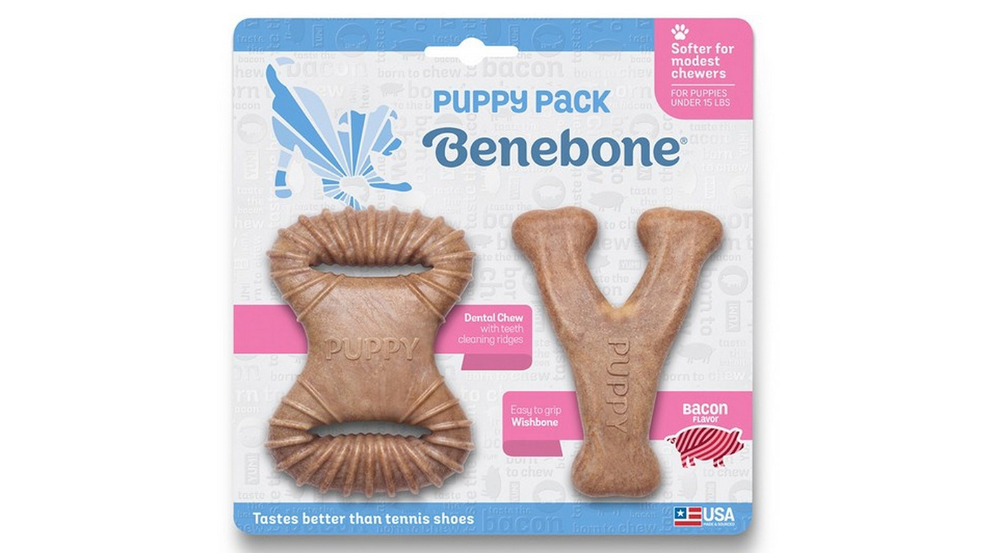Benebone Puppy Durable Dental Chew &amp;amp; Wishbone