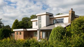  exterior of a 1960s home renovation