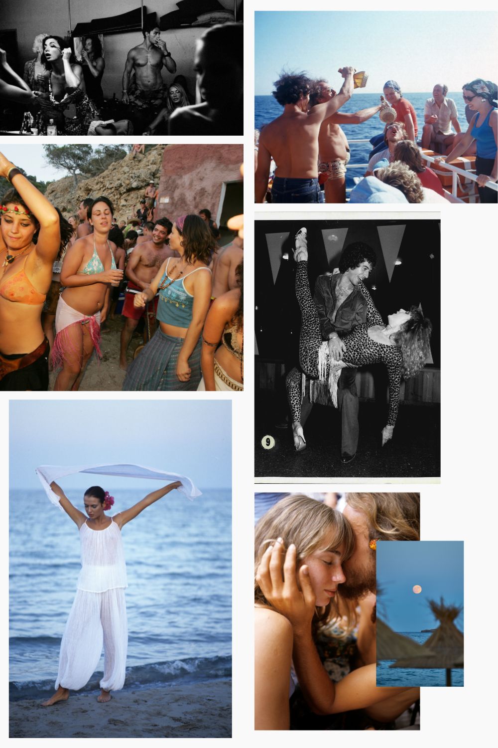 Ibiza hippies through the ages