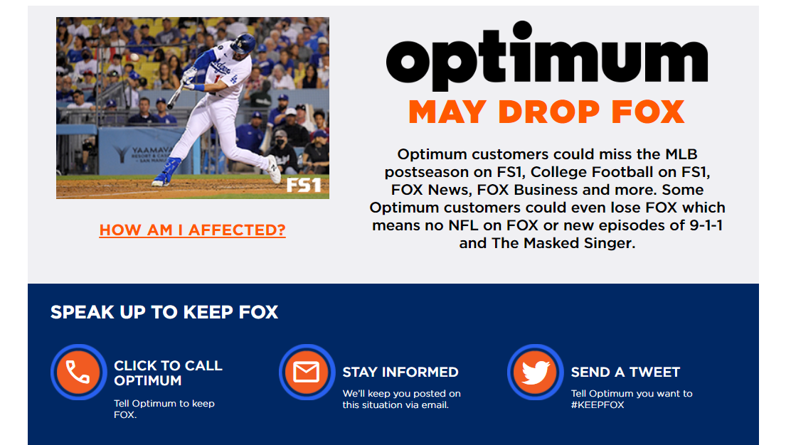 Optimum - With Altice One, you can watch FOX Sports