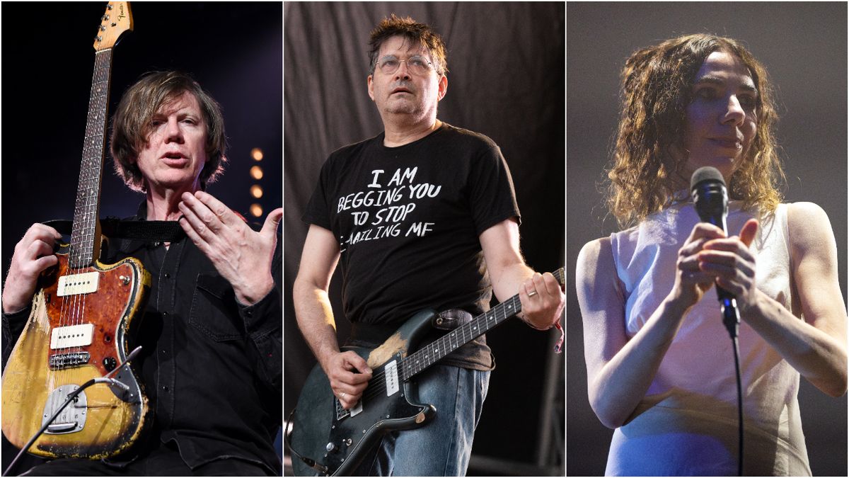 Thurston Moore, Steve Albini, PJ Harvey