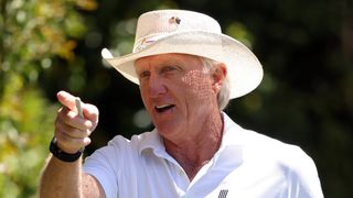 Greg Norman at The Masters