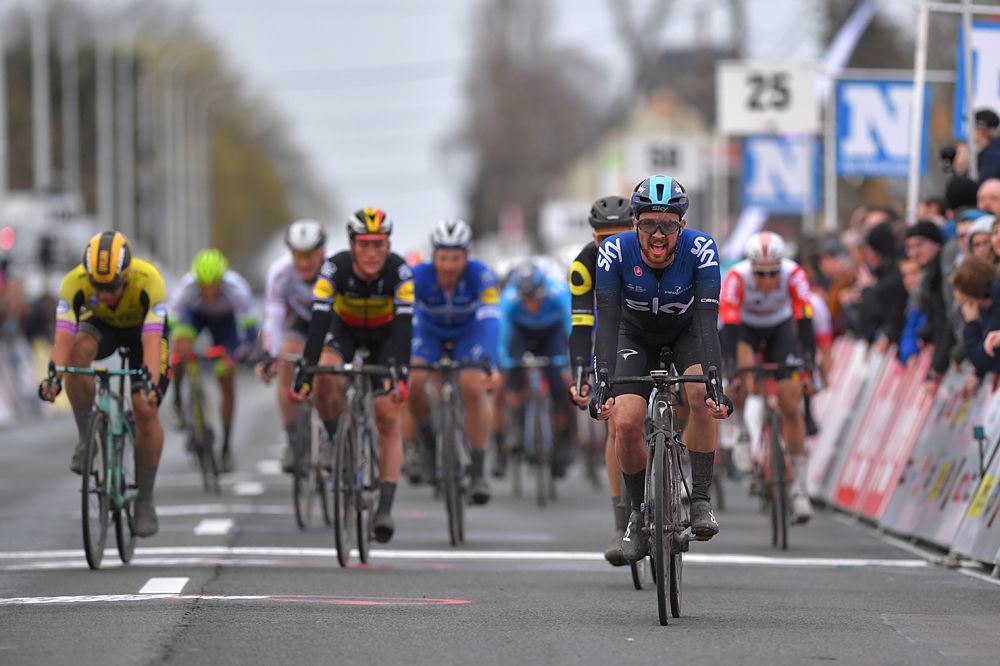 Owain Doull (Team Sky) second at Kuurne-Brussel-Kuurne