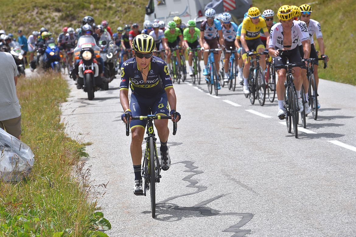 Esteban Chaves at the Tour de France