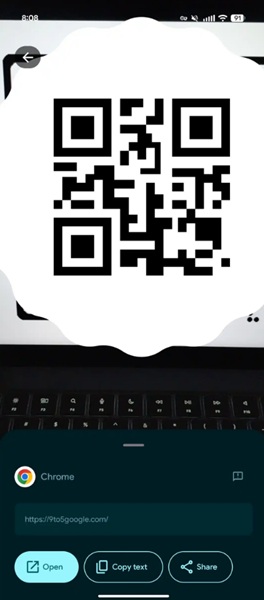 Google's new QR code scanner on Android brings even more actions to users after scanning a code and viewing its link.