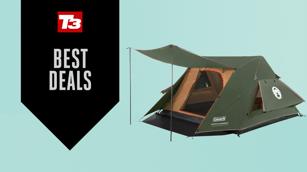 Halfords slashes the price on crafty Coleman tent that takes two minutes to pitch