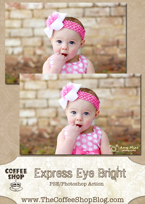 Free Photoshop actions: Express Eye Bright