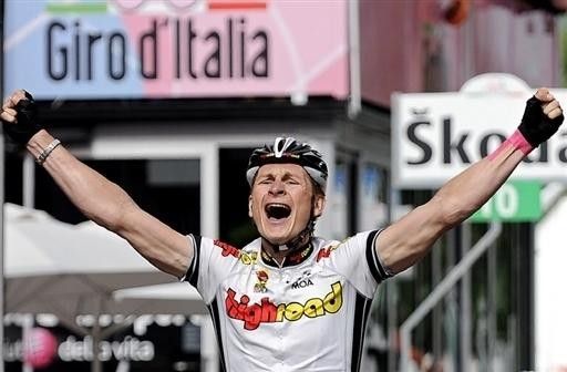 Andr&eacute; Greipel led out the sprint for Cavendish and just kept on going.