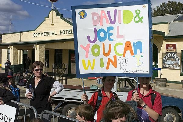 Support for David Pell and Joel Pearson at the finish in Lake Boga but unfortunately no success on this day.