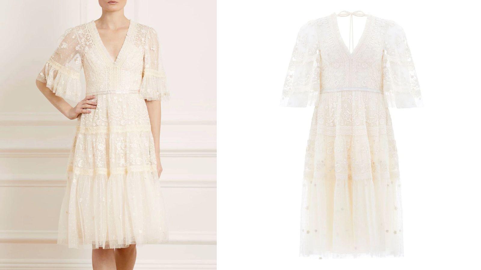 Needle and Thread Lottie Lace Midi Dress