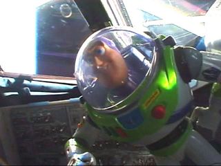 Buzz Lightyear Sets Duration Record Aboard Space Station