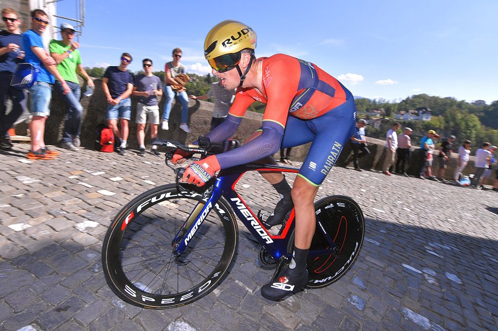 Ramunas Navardauskas of Lithuania and Team Bahrain-Merida