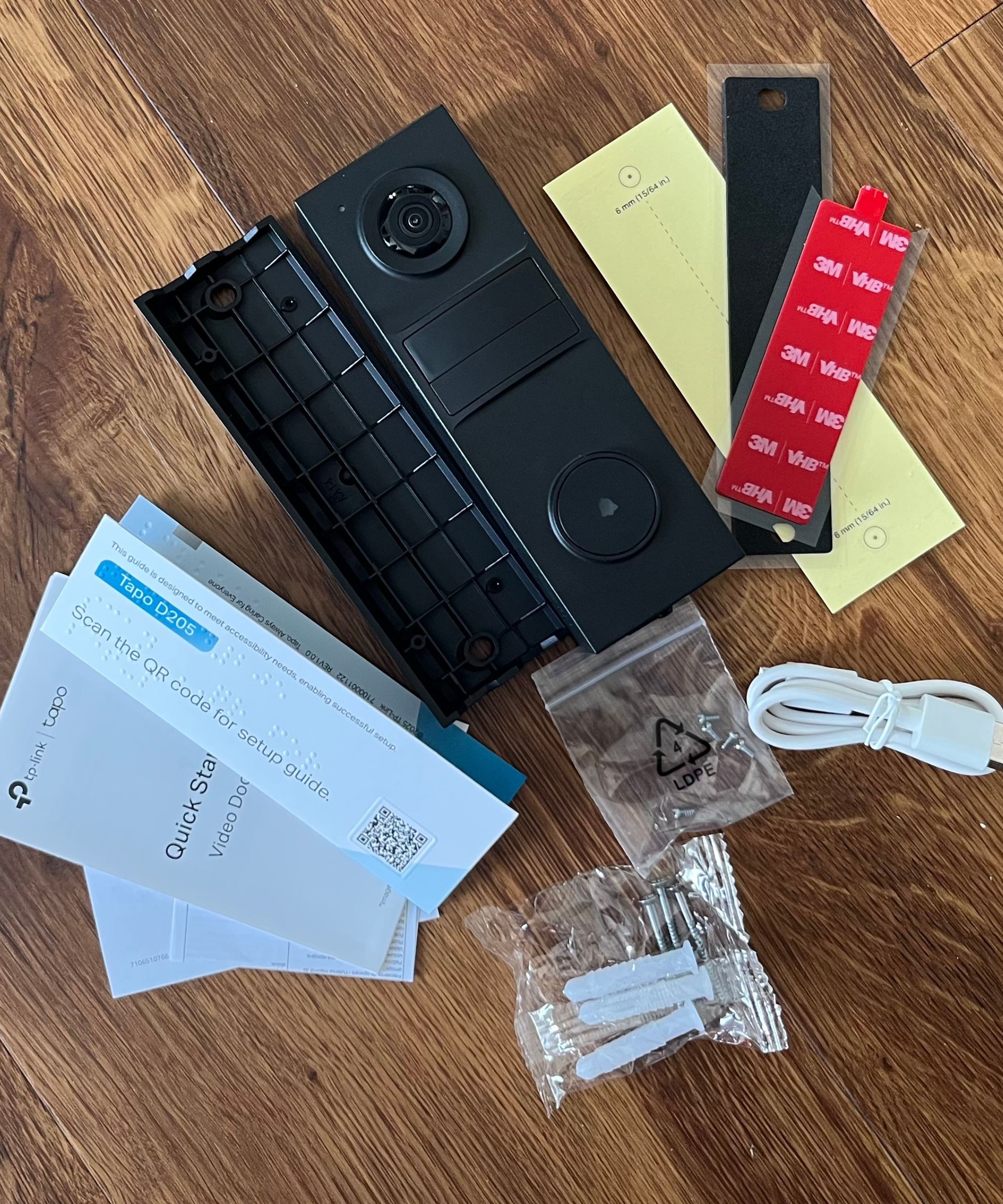 Tapo D205 Smart Video Doorbell kit