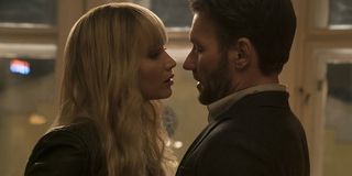 Red Sparrow Jennifer Lawrence Joel Edgerton up close and personal