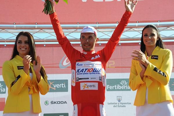 Joaquim Rodriguez (Katusha) on the podium