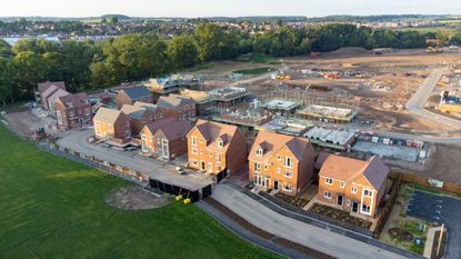 New build homes awaiting completion