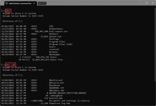 Command Prompt dir command