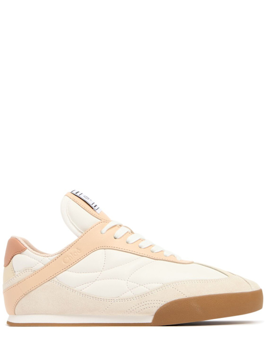 Kick Leather Lace-Up Low Sneakers - Chloé - Women - Tender Peach - 35 It