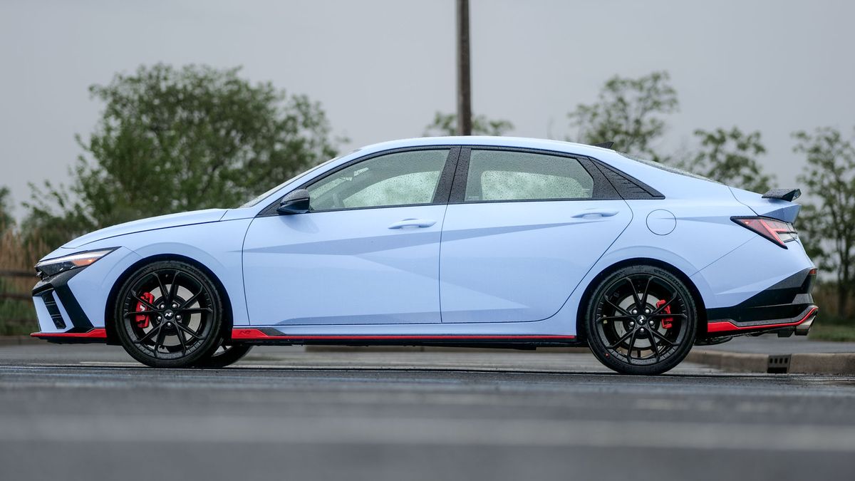 2025 Hyundai Elantra N test drive review pros and cons.