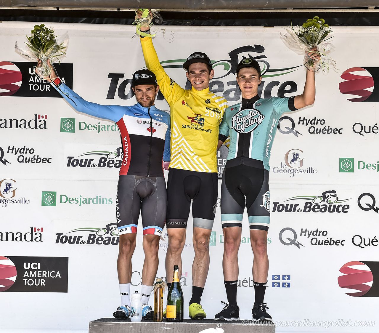 Final GC: l to r - James Piccoli, Brendan Rhim, Nicolas Zukowsky
