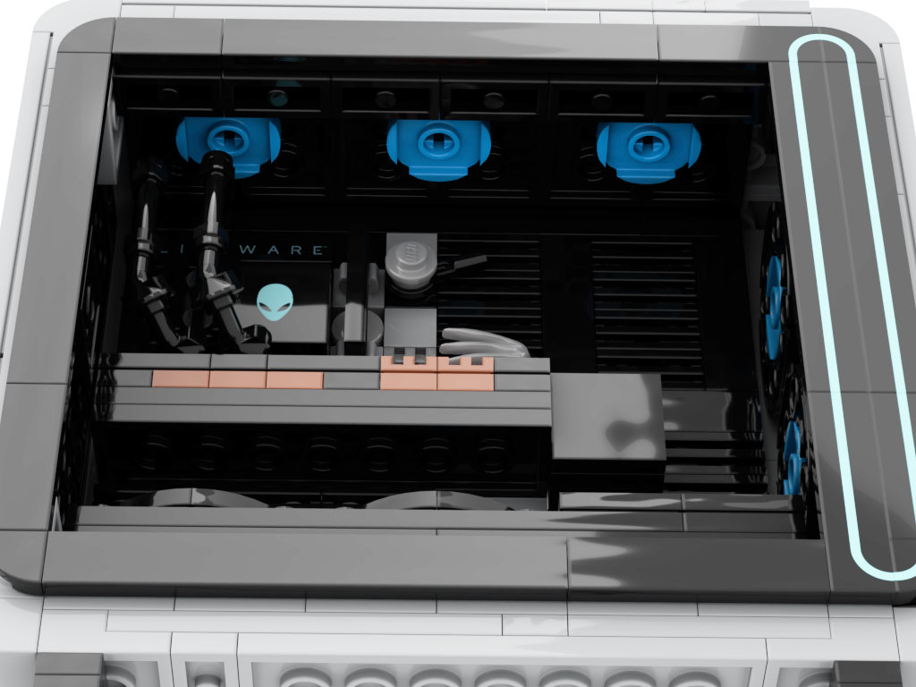 Alienware Area-51 desktop PC Lego set