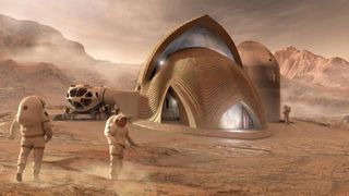 3D-printat Mars-habitat