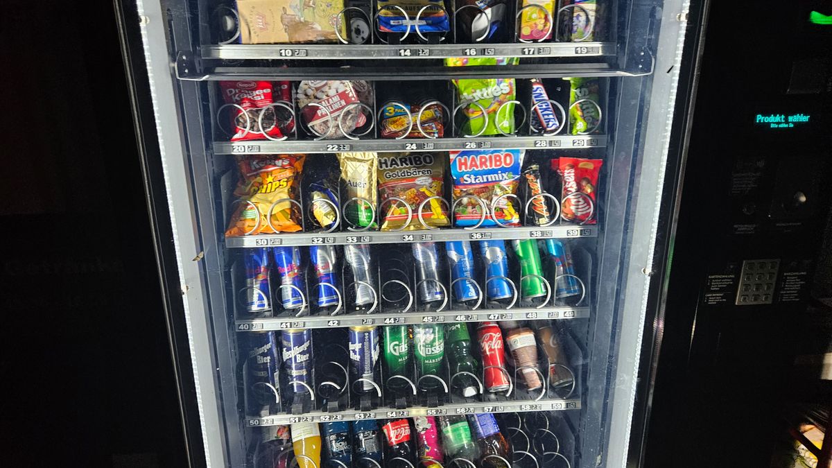 A vending machine somewhere outside of Vienna