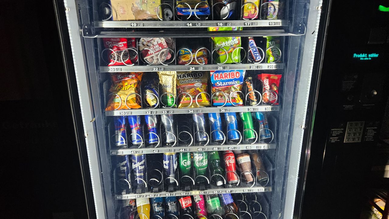 A vending machine somewhere outside of Vienna
