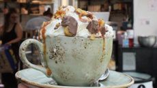 The Honeycomb hot chocolate from The Clifton Observatory