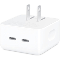 Apple 35W Dual USB-C Charger (Compact) |$59 $43.99 at Amazon