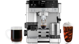 Ninja ES601 Luxe Café Premier Series 3-in-1 Espresso Machine being tested in writer's home