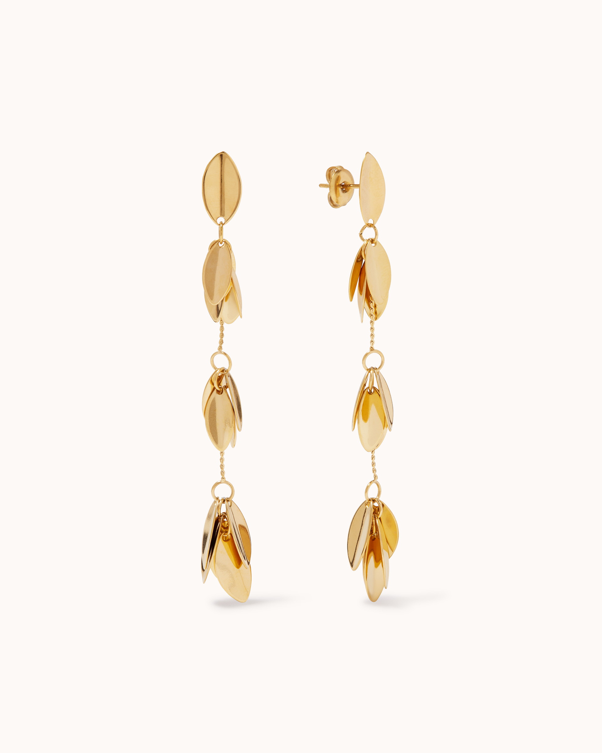 Double Flower Earrings - One Size