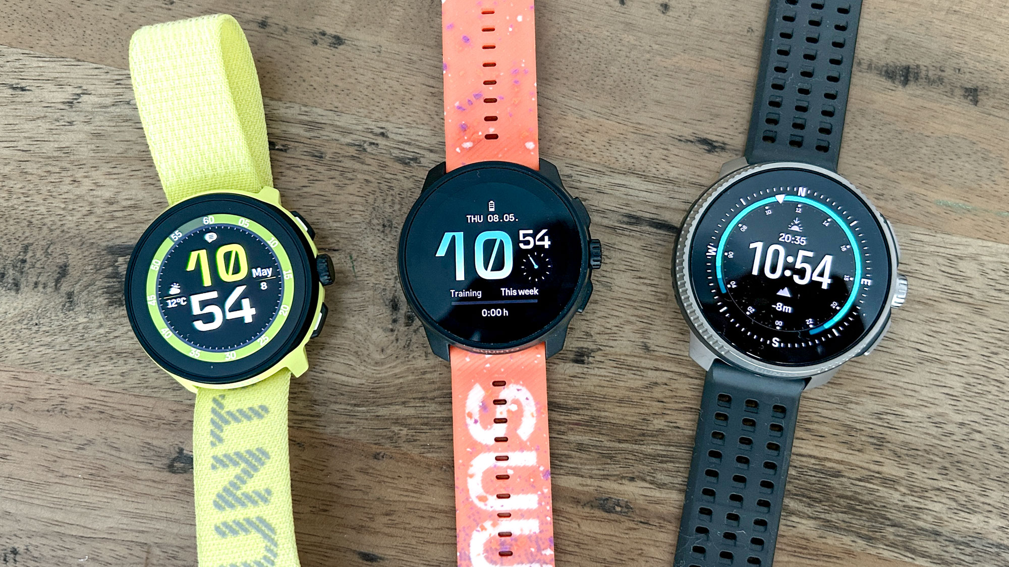 Suunto Run, Suunto Race S and Suunto Race sports watches