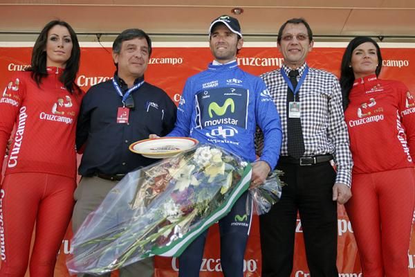Points classification winner Alejandro Valverde (Movistar)